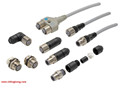 欧姆龙电缆上的传感器IO接插件(8极)XS2M-D824-4